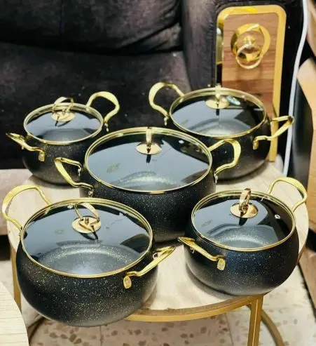 طقم طناجر جرانيت مميز — صورة 3