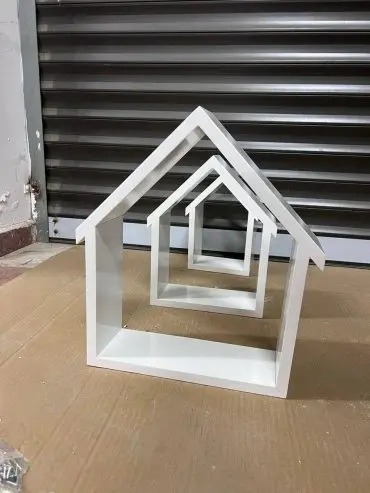 طقم رفوف خشبية