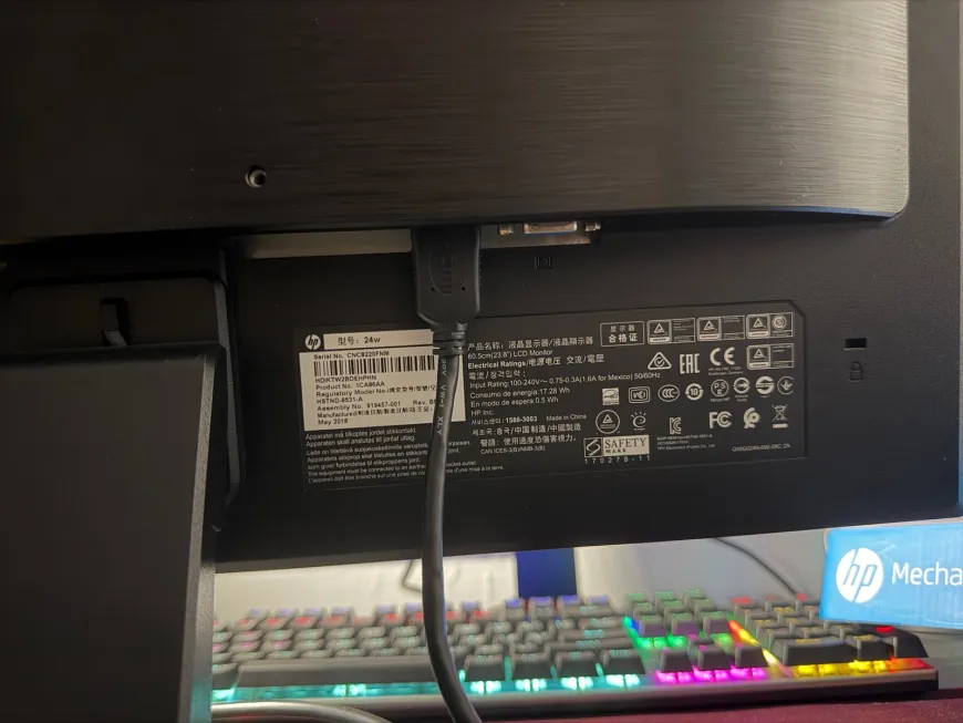 شاشة HP 24w 24 إنش zFull HD 60H — صورة 4